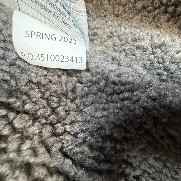 Carhartt Washed Duck Mock-Neck Vest Mens XL Loose Fit Black Canvas Sherpa Lined - Picture 12 of 12